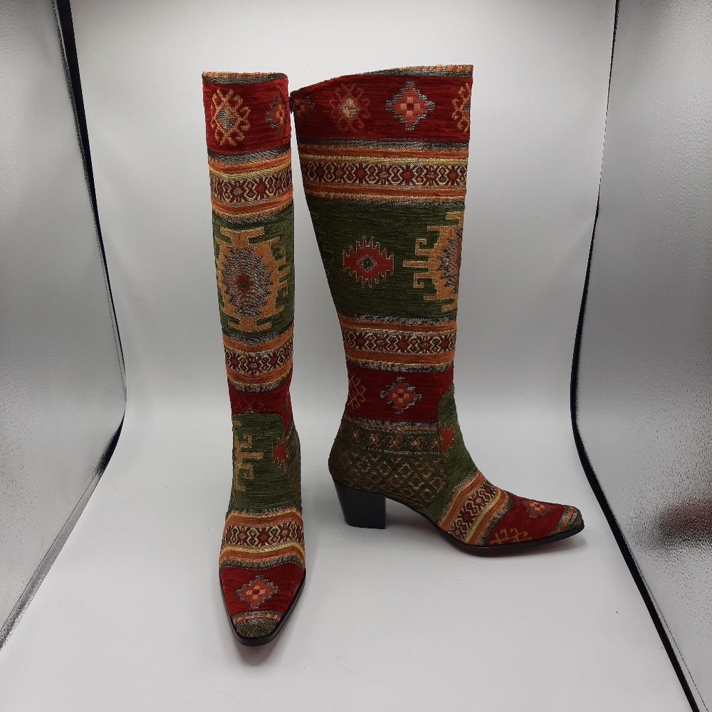 Western Style Women Boots, Suzani Boots, Cowboy Bo